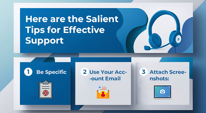  salient tips for effective support:
